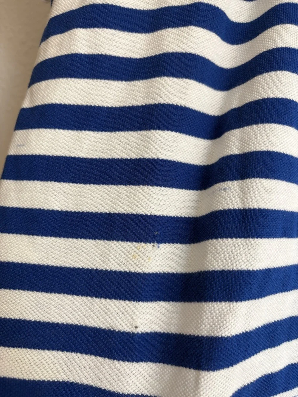 Polo by Ralph Lauren (new with flaws) Blue & White Striped Polo Shirt
